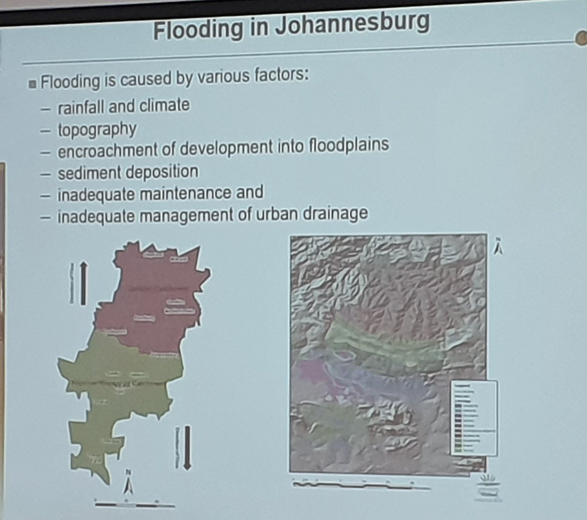 CoJPublicSafety's tweet photo. One of the issues being discussed at the @CoJPublicSafety #DisasterManagement Advisory Forum is the flooding risk in @CityofJoburgZA
The Climate Adaptation Plan is one strategic level document which must be used to address the risk
#JoburgReady
#SaferJoburg https://t.co/J2Ejor0mep