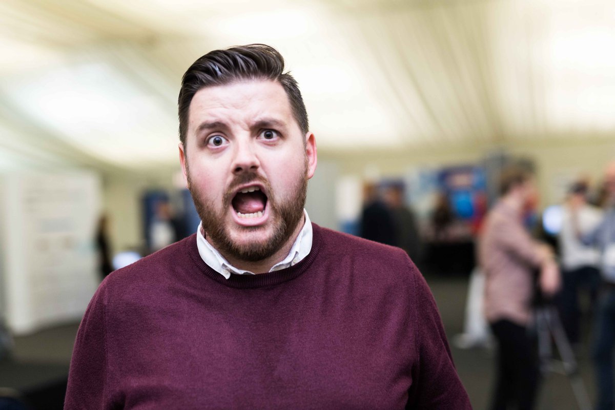 Co host <a href="/TheBenAbbott/">Ben Abbott</a>  having a crazy day

#TExpo19 #techevents