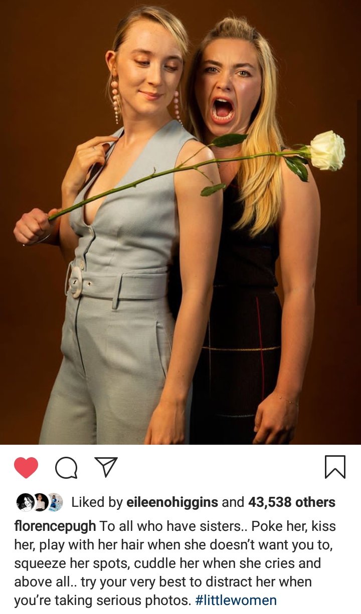 Queen Saoirse Ronan On Twitter Flo S Instagram Post Sisters