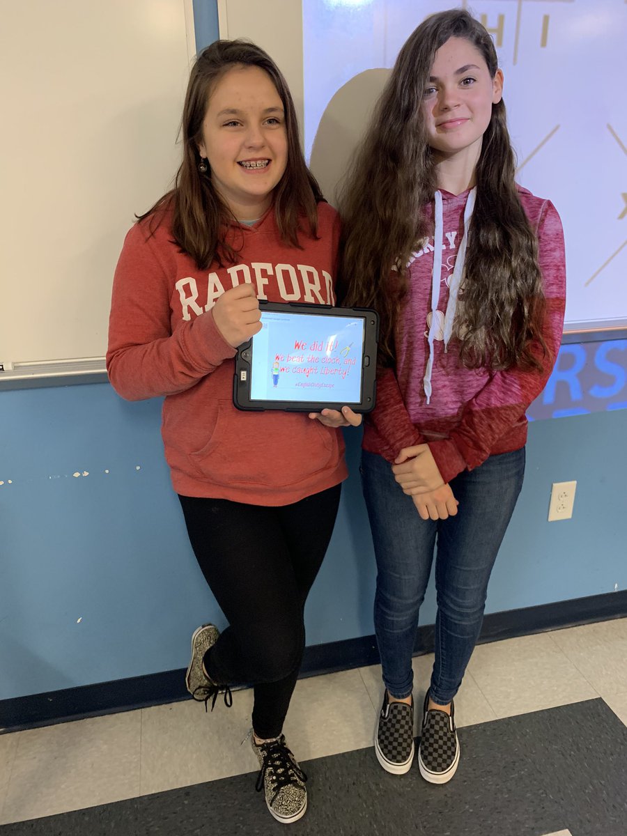 hartman231's tweet photo. Yasssss!!!!!  We escaped the Escape Room!!!!  Context clues, main idea, and inferencing are hard concepts but when they are put into something fun and engaging they really aren’t so bad!!!!  @GTMSTitans https://t.co/FdwukrWJI9