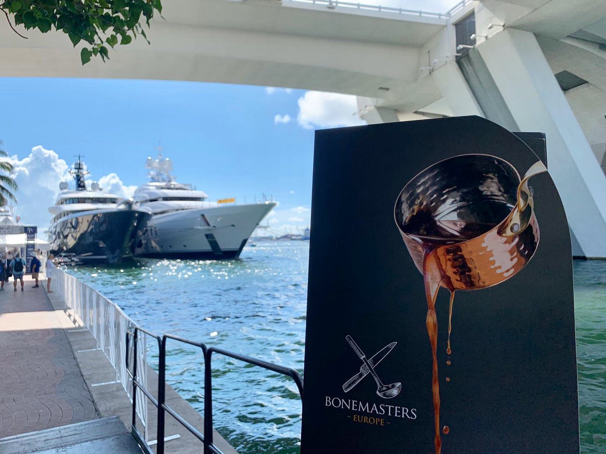 Hello from sunny Fort Lauderdale #FLIBS2019 #Pureingredients #Seriouskitchens #superyachtchef #yachtlife