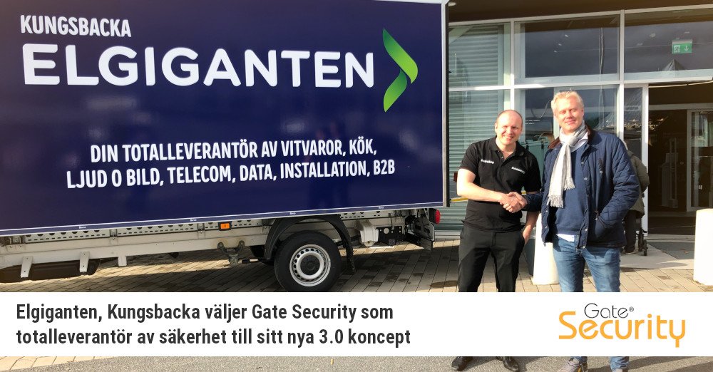 GateSecurityAB's tweet image. Elgiganten, Kungsbacka väljer Gate Security som totalleverantör av säkerhet till sitt nya 3.0 koncept gate-security-ab.mynewsdesk.com/pressreleases/…