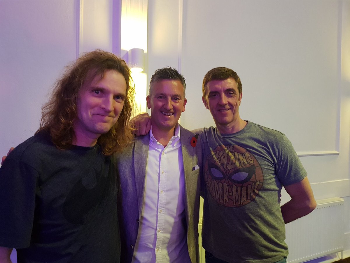 SportingDining's tweet photo. Fabulous #LOL #ComedyNight on the #isleofman at @WoodbourneHouse last night, with curry supplied by our friends at @kurriesandsteak. Our three #comics were #SeanPercival, @emmo99 &amp; #ChrisMcGlade. #supportlivecomedy #comedy https://t.co/LCDv3AnmVL