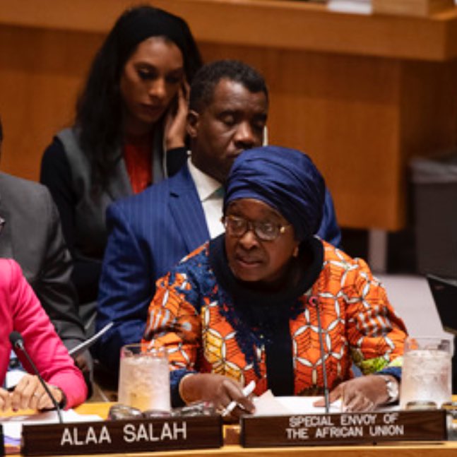 BinetaDOfficial's tweet photo. The theme of the #UNSC meeting was to aim towards the successful implementation of the #women, peace and security agenda: moving from commitments to accomplishments in preparation for the commemoration of the twentieth anniversary of Security Council resolution 1325 (2000). https://t.co/TFZPGGjonE