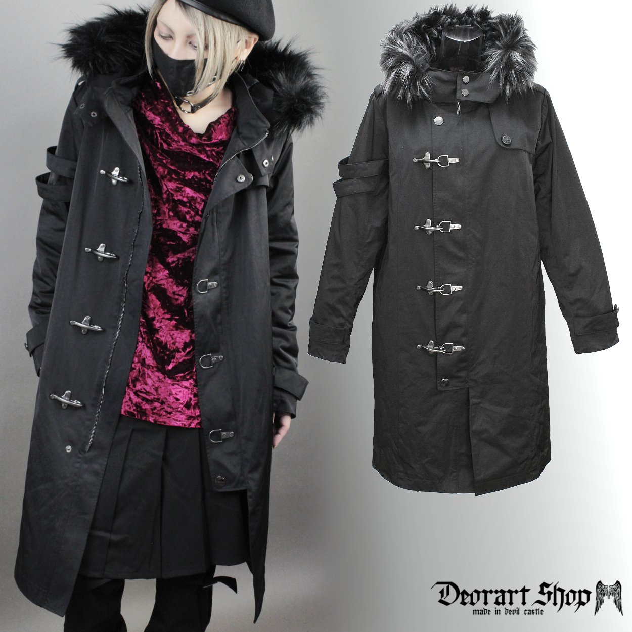 正規 ディオラート ロングモッズコート 黒 中綿L 2020AW | alamiah.edu.sa