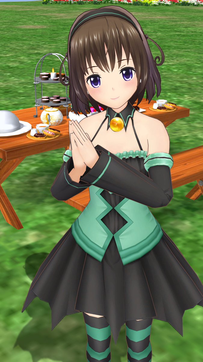 ウサギ推し To Loveる とらぶる ダークネス コラボのモモ乃々 くるん となった髪型が可愛い モモ衣装 似合ってますね オフショルの服 セクシーでめっちゃすこ 新機能のエフェクト To Loveるっぽくてイイですね オルガル2