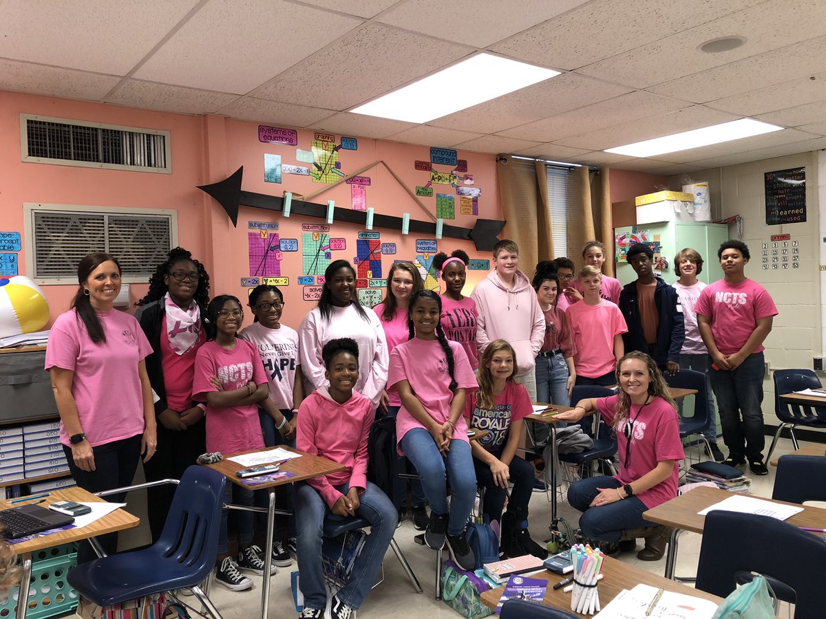 Pink out for Breast Cancer Awareness. 💗 #bettertogether <a href="/NCTS09/">Newton County STEAM Academy</a> <a href="/KatieDavisNCTS/">Katie Davis</a>