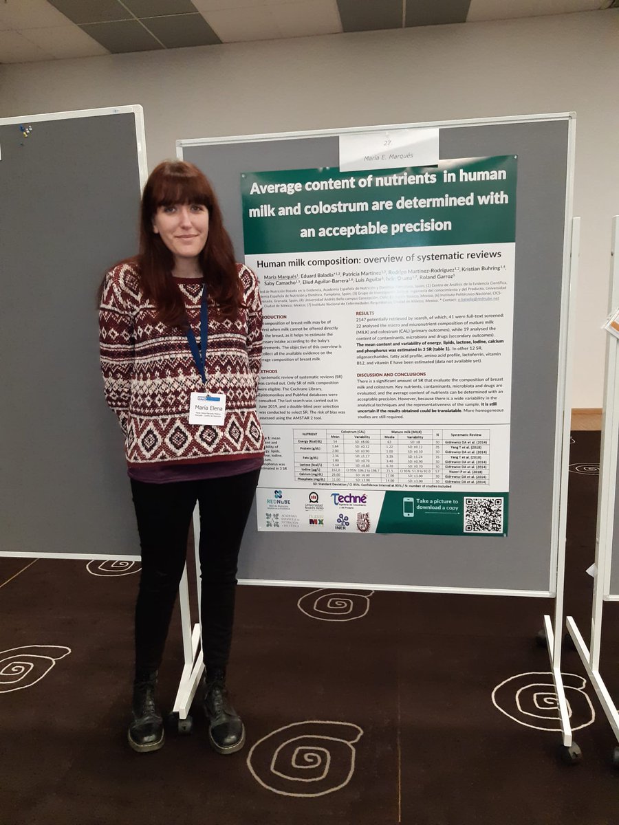 MariaEMNut's tweet photo. Our work finally presented at #EFAD2019. Glad to represent my colleagues from @EvidNutrition: @EBaladia @NutriPatri360 @Luisaguilar_es @buhringk @rolandlbp @nut_saby @eliud_aguilarb @LNIvanOsuna and #Rodri_Go.
Cc @aedninforma @CGCODN_Oficial https://t.co/VKqyLybge8