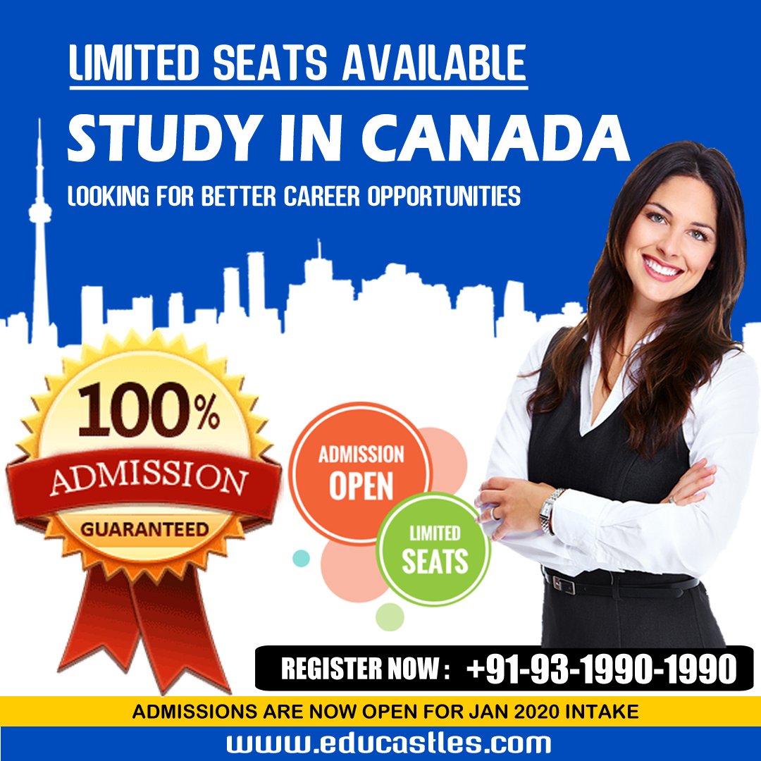 Want to Study in Canada❓

Admission in Top Universities in Canada 🇨🇦

Limited Seats Available 🙆‍♂️

💯% ADMISSION GUARANTEED

Register Now 👇
Call 📲 +91-93-1990-1990

For details 👇
Visit 🌐 educastles.com
#StudyinCanada #StudyAbroad #ApplyCanadaVisa #StudyVisaConsultant