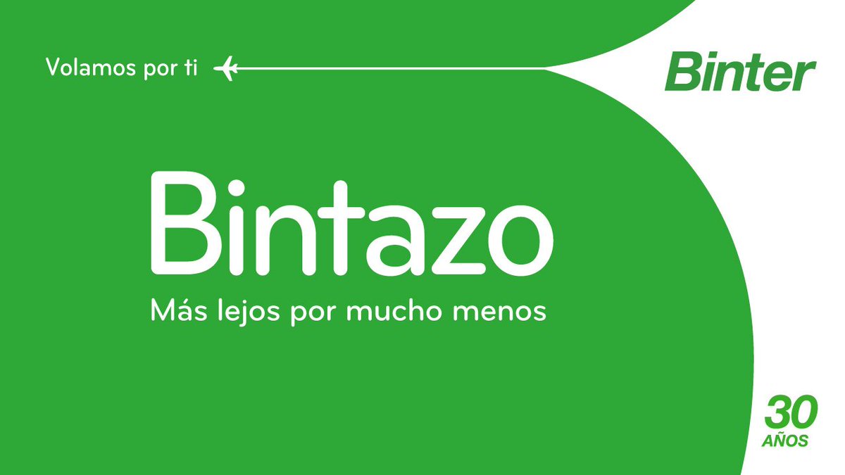 A partir del lunes, ¡Bintazo! Para volar a Vigo, Mallorca, Zaragoza, Pamplona,Murcia, Agadir, Casablanca, Marrakech,Banjul, Lisboa, Madeira, Isla de Sal y Dakar del 8 de enero al 30 de junio de 2020.