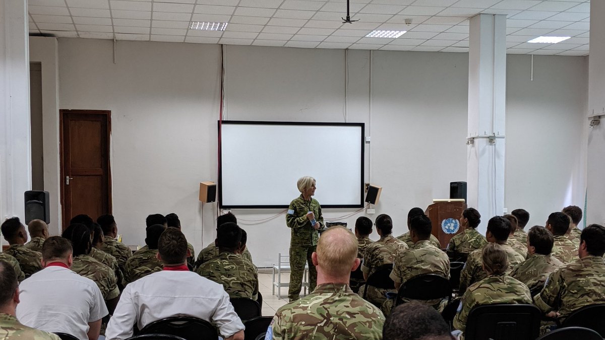 Thank you to Maj Gen  <a href="/CherylAPearce/">Cheryl Pearce</a> for taking the time to discuss leadership with <a href="/27RegimentRLC/">27 Regiment RLC</a>. Be yourself, Know yourself, Back yourself, Look after yourself. #wolfpackstrong @Comd101LogBde <a href="/Army_Leadership/">🇬🇧 Centre for Army Leadership</a> <a href="/RMASandhurst/">Royal Military Academy Sandhurst</a> <a href="/3rdUKDivision/">The Iron Division</a>