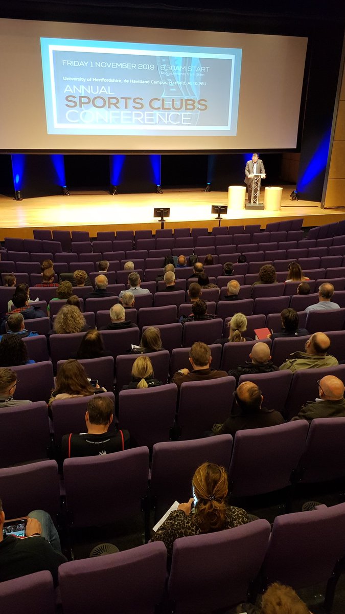 The HSP Annual Sports Clubs Conference is underway! We've got a fantastic range of clubs, facilities and professionals with us at <a href="/UniofHerts/">University of Hertfordshire</a> and we're looking forward to learning a lot about how we can all improve sport in Herfordshire together!