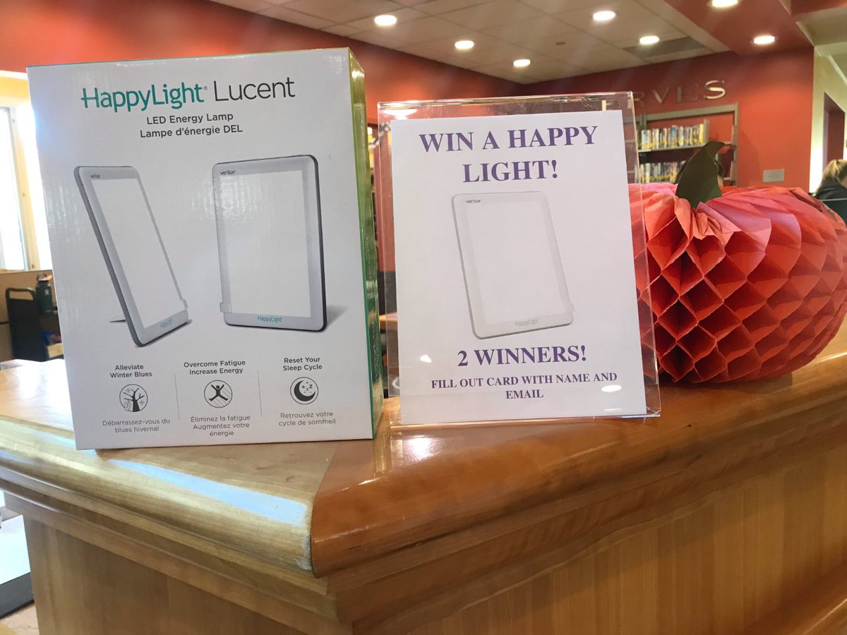 macphaidin_lib's tweet image. You might win this at the Self-care Wellness Fair today!
#fromthelibrary #HappyLight