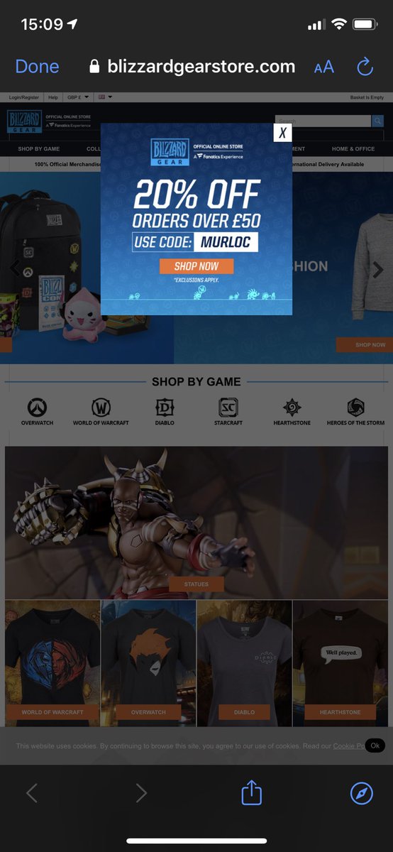 fatachu's tweet photo. @BlizzardCSEU_EN Tried it on phone, firefox, chrome and even tried edge. Get the same auto transfer to this screen :( https://t.co/YS6ICCa0JT