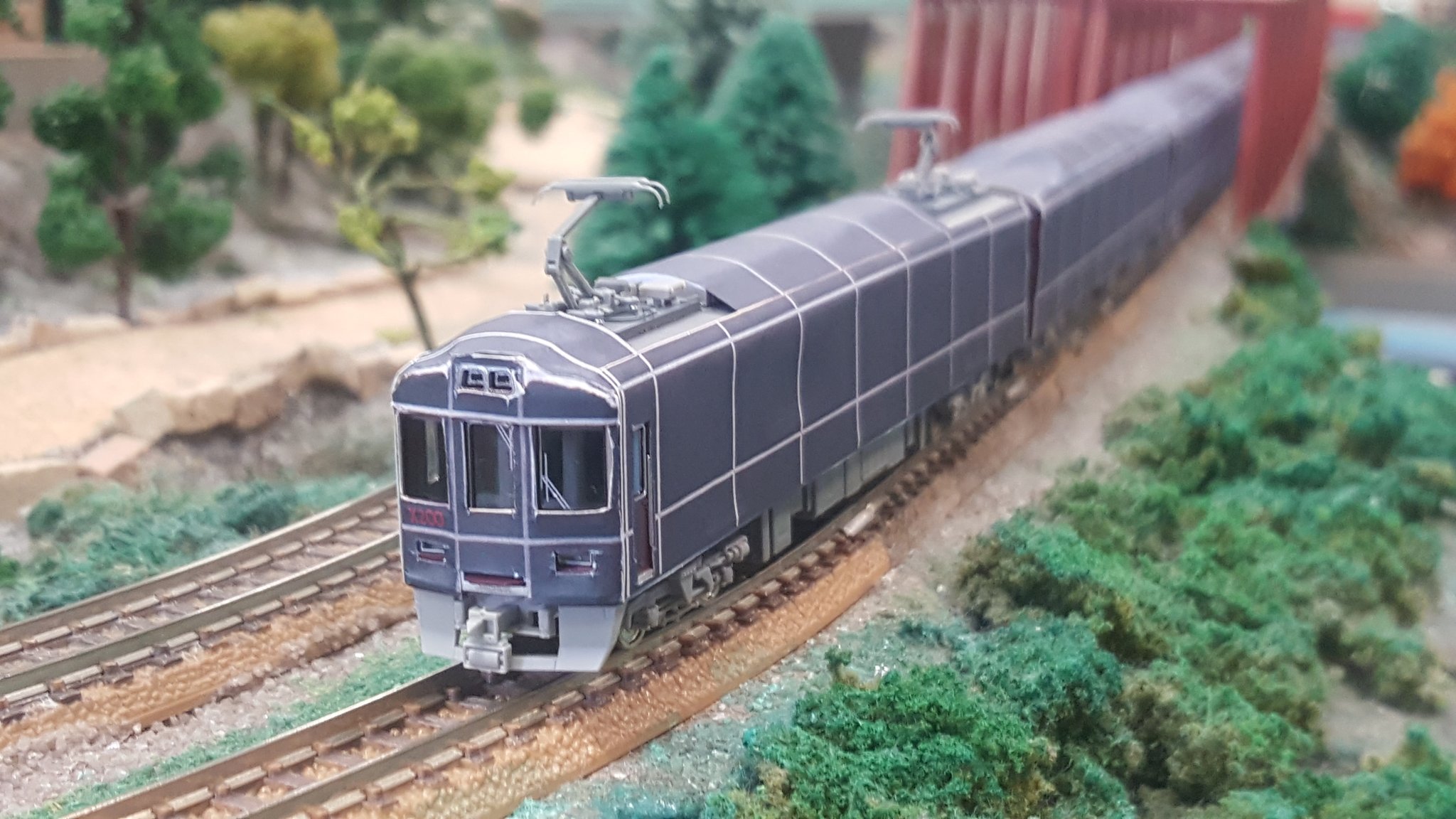 Astraea 電車でd N Gauge Stage 阪急x0系 種車 冨士模型阪急9300系 10作目 謎の覆面阪急 元にしたのは前パンで顔が似てる9300系 あえてキットをチョイス 一番の特徴である外装はwindowsペイントで作成 外装さえ作れれば印刷して貼るだけ