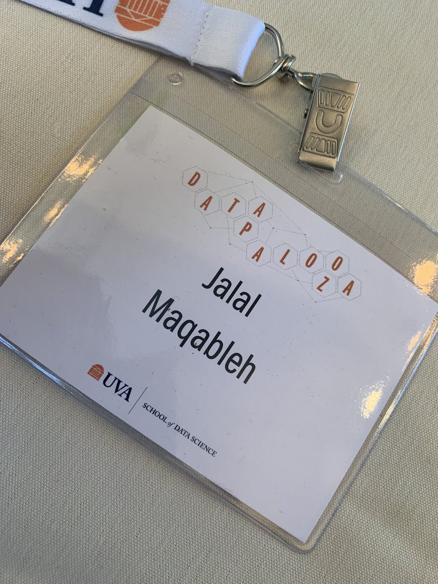 JalalMaqableh's tweet image. Attending #Datapalooza with #uvadatascience