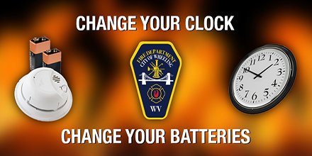 THIS WEEKEND - change those smoke detector batteries (and get some extra 😴😴😴)!