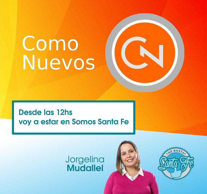 JoritaMudallel's tweet image. Desde las 12hs voy a estar en @somossantafe en el programa #ComoNuevos para seguir exponiendo temas en relación al cambio de conducta para una #SantaFe sustentable. Sumate! 
🌍🍃🌱♻️ #BuenViernes