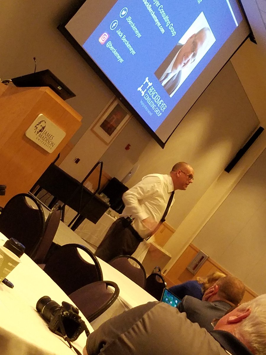 Jesse Encapera (@mrencapera) on Twitter photo Really enjoyed listening to <a href="/JBerckemeyer/">Jack Berckemeyer</a> at the VMSA 2019 conference this morning! #vmsa2019 Really enjoyed listening to <a href="/JBerckemeyer/">Jack Berckemeyer</a> at the VMSA 2019 conference this morning! #vmsa2019