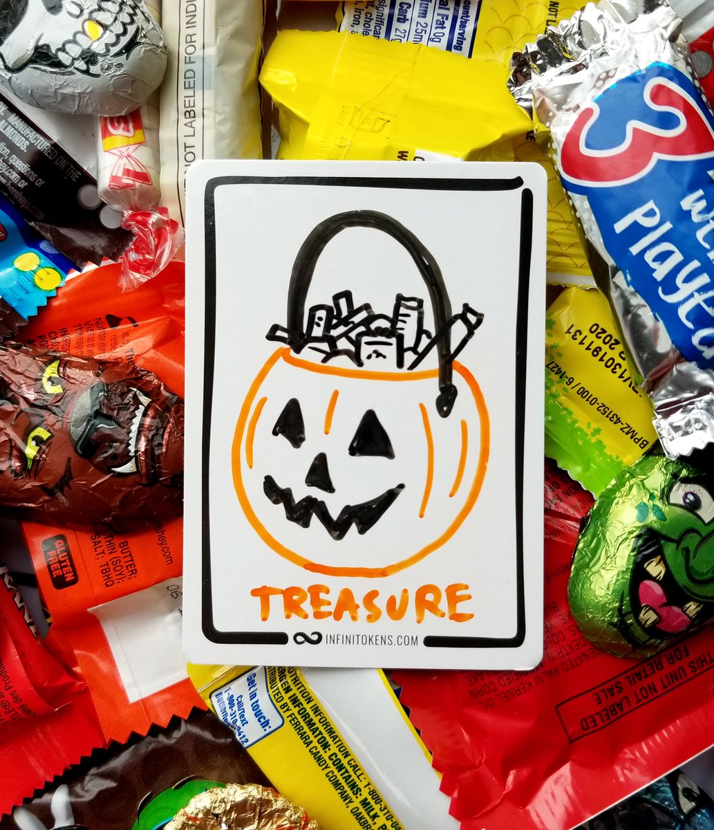 InfiniTokens's tweet photo. We ate far too much candy. #stillnotdoneyet
https://t.co/rwht9fvI0p
#halloween #trickortreat #candy #treasure #tokenย #mtg #magicthegathering #eldraine #throneofeldraine #infinitokens https://t.co/xr1HCOQCuO