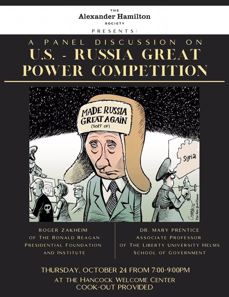 hamiltonsoc's tweet photo. October was a busy time for AHS chapters with topics ranging from Grand Strategy &amp; Great Power Competition to Israeli Diplomacy. Our chapters heard from a number of scholars including @RogerZakheim, @mike_mazza, @mattwaxman1. Congrats to all of our chapters on a successful month! https://t.co/DYYvTfMwtS