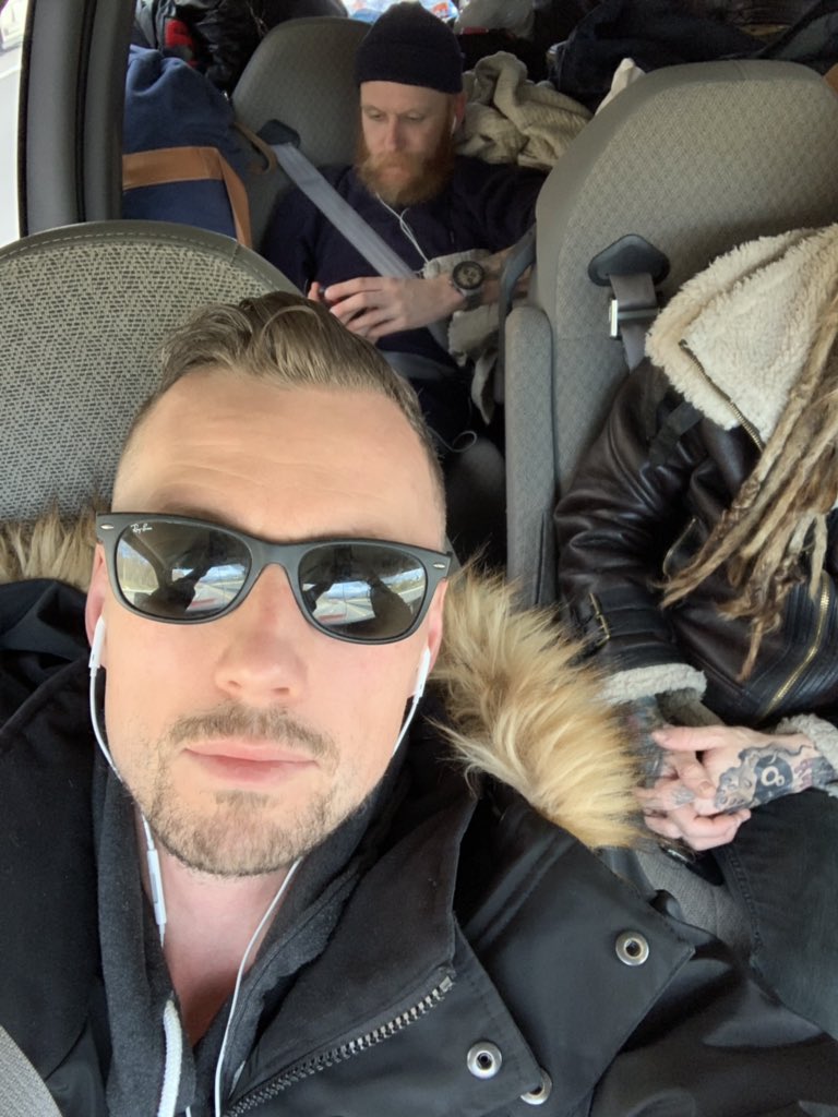 BlacklistReg's tweet photo. En route to @EmpireConcertCB #daysofdisordertour . See you there 🤘🏻 https://t.co/eoyCp97Xu9