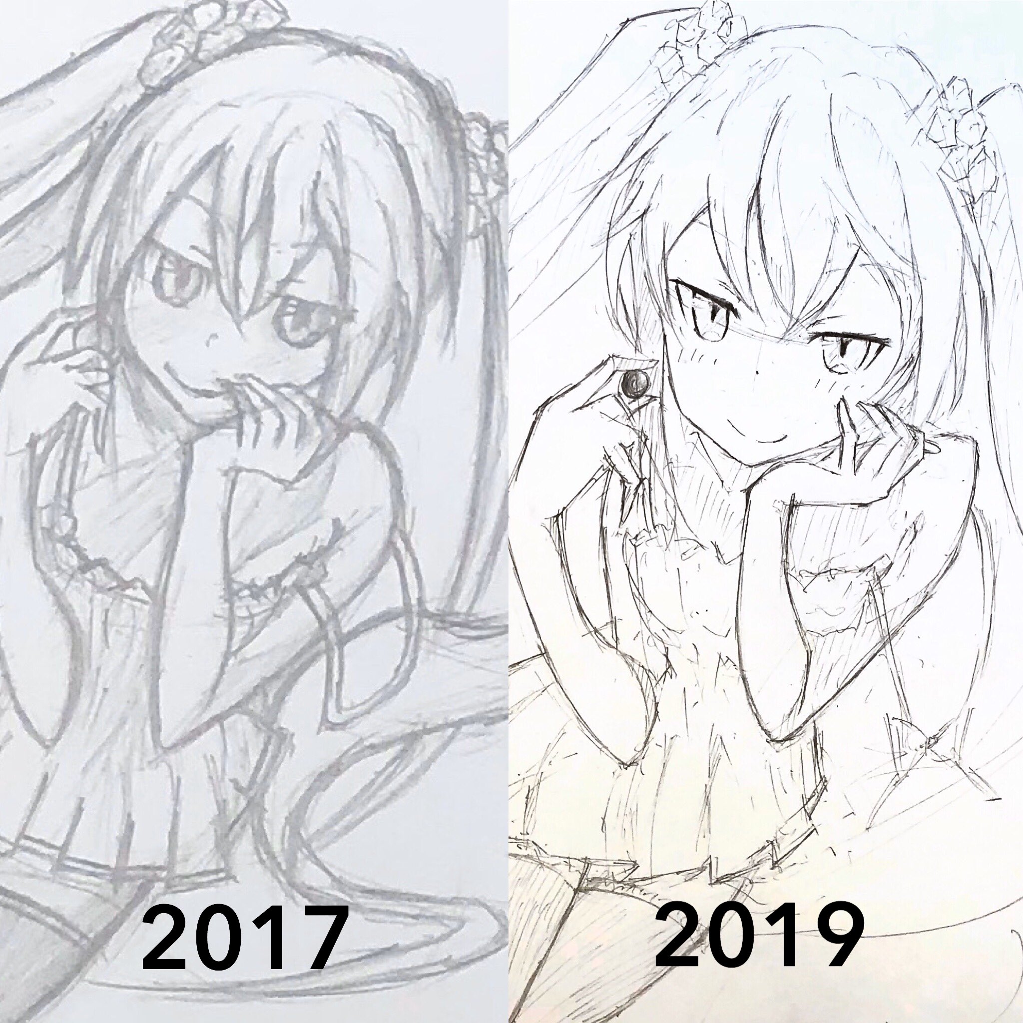 焼きそば リーマン絵描き Twitter પર 同じミクさんの模写の比較です 2年前と比べて線が綺麗に 引けるようになりました 模写 イラスト練習 イラスト 線画 落書き 比較 お絵描き 初音ミク ボーカロイド 絵描きさんとつながりたい イラスト好きな人と 焼きそば リーマン絵描き Twitter પર 同じミクさんの模写の比較です 2年前と比べて線が綺麗に 引けるようになりました 模写 イラスト練習 イラスト 線画 落書き 比較 お絵描き 初音ミク ボーカロイド 絵描きさんとつながりたい イラスト好きな人と