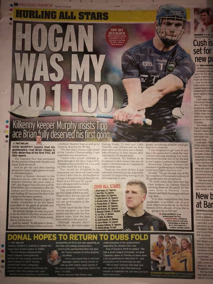Check out our fabulous brand ambassador in today’s Irish Daily Mirror! just2minutes.ie even got a mention! Thanks <a href="/eoinscruff/">Eoin Murphy</a> , you’ll always be an All-Star to us 💫 ⭐️