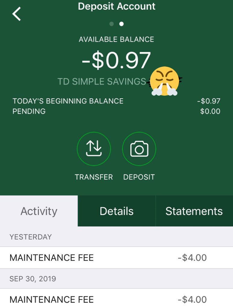 UniqueFreak99's tweet image. This is how my life is going, how about yours? 😅 #broke #nomoney #negativebalance #bankaccount #empty #poorasf #nojob #unemployed #unemploymentsucks #minimumbalancefee #feessuck #fml