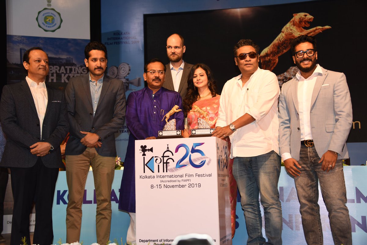 Press conference for 25th Kolkata International Film Festival 2019 was held at Sisir Mancha today. #KIFF2019 #25years #filmfestival2019