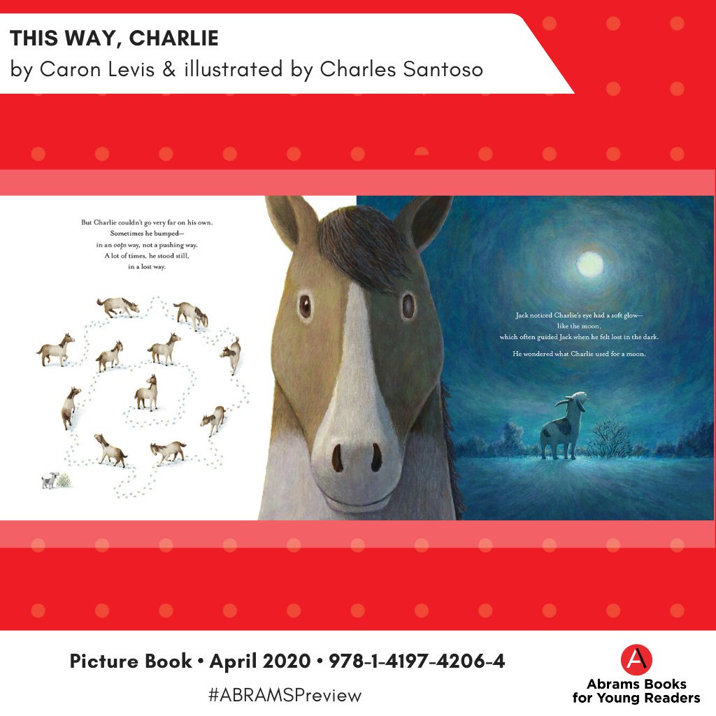 abramskids's tweet photo. "Young children often approach differences with genuine curiosity, that opens up honest discussions" #ThisWayCharlie tells of the inspirational friendship between a vision impaired horse, Charlie, and Jack the goat. #AbramsPreview @caronlevis https://t.co/suTadbTnFY