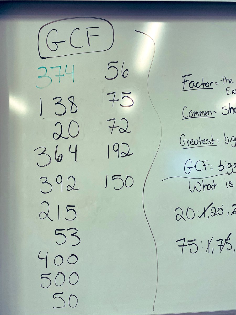KA_teach's tweet image. What do you do the day after #halloween? We use the estimated amount of candy we got to talk about Greatest Common Factor! #HappyHalloween2019 #mathisfun #candy #candymath #aislearns