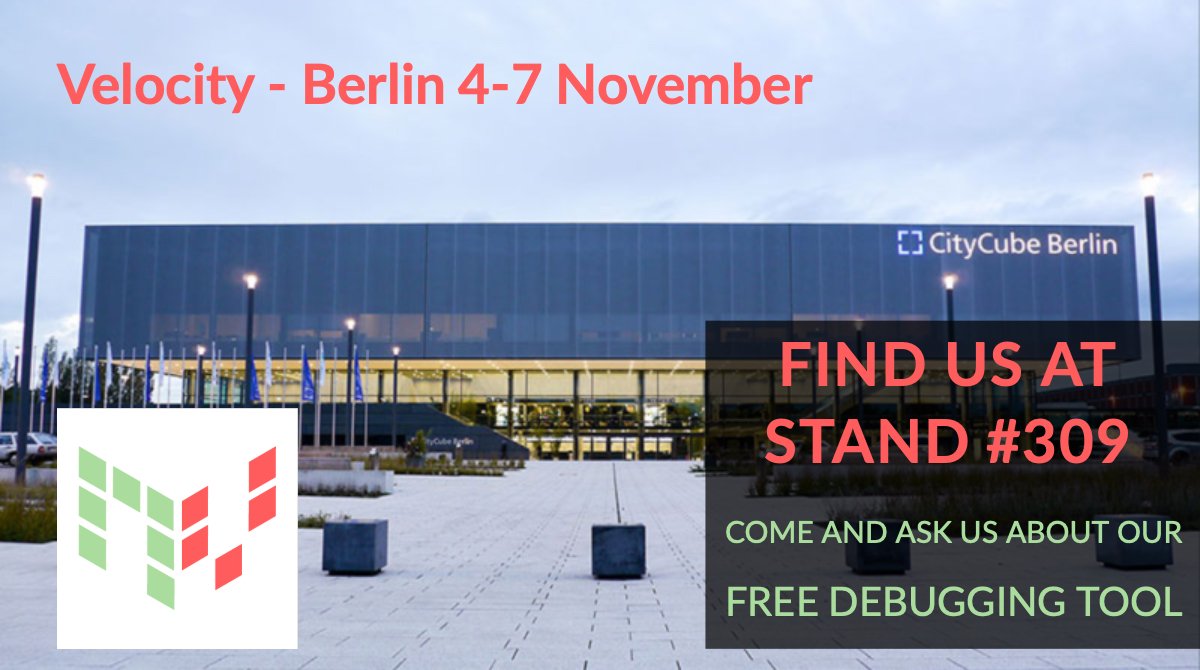 NerdVision's tweet image. See you at @VelocityConf #Berlin next week #DebuggingTips