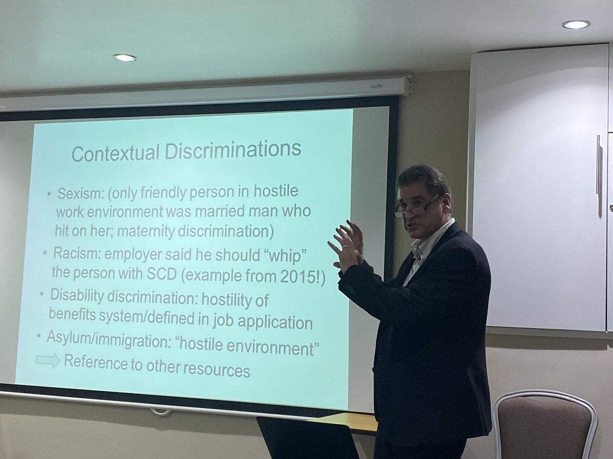 gpadmore1's tweet photo. Brilliant presentation by Prof Simon Dyson &amp; @MariaBerghs “A Guide to Sickle Cell and Employment” this is a very useful document contact us we will send you a link @STANMAaP study say @DanielNyakutsey @KingsCollegeNHS @STSTNetwork @GSTTnhs @Nke19 @KAjamufua @JohnJamesOBE https://t.co/GlyB713Ft9