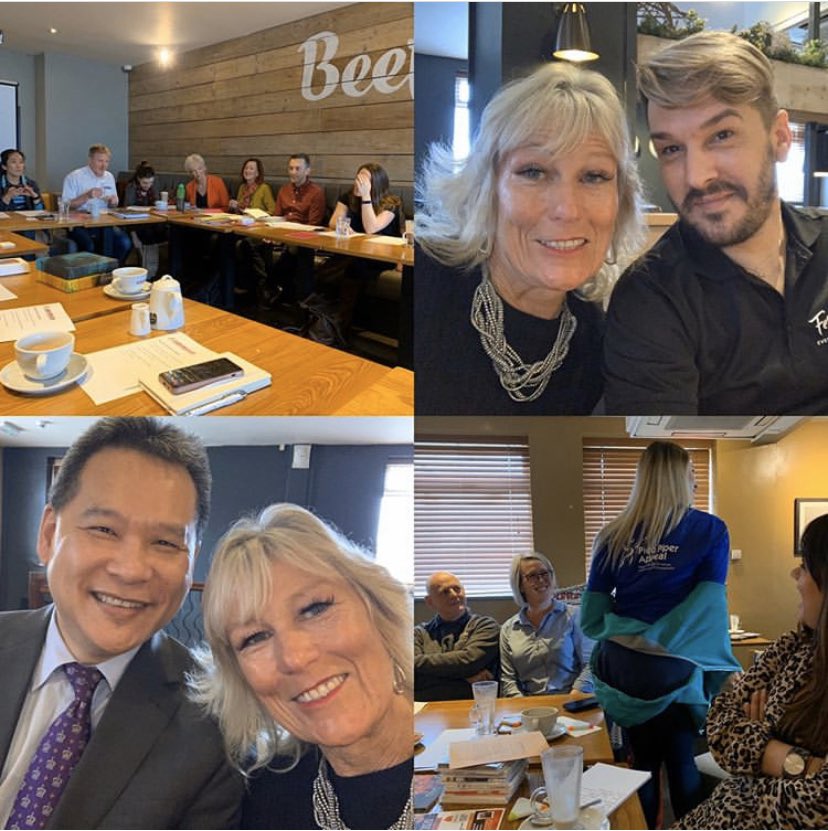 Festoon_Events's tweet photo. Love couple of hours spent with the GLOUCESTER #LadiesWhoLatte this morning for their #TokenMan meeting. 
Credit to @Julie_Kent4 for the pics which I’ve reused (all about recycling) 
Thanks for inviting us boys 👏 https://t.co/qctRkBRuvs
