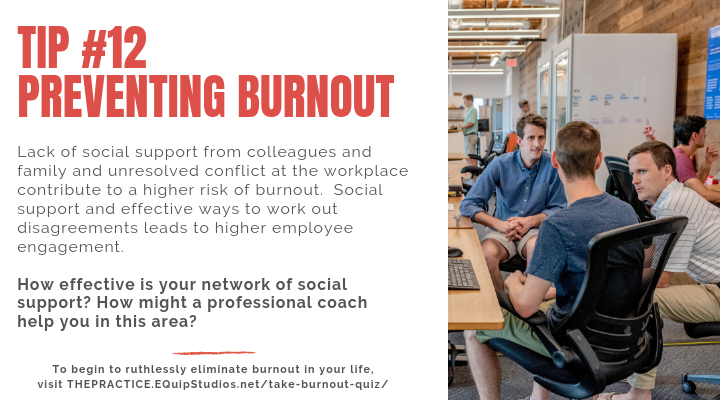 Did you know lack of social support contributes to #burnout? Find out where you are on the Burnout continuum. Click this link to take the Burnout Quiz>> thepractice.equipstudios.net/take-burnout-q…
#EmotionalIntelligence #Wellbeing #unlockinginfinitepossibility