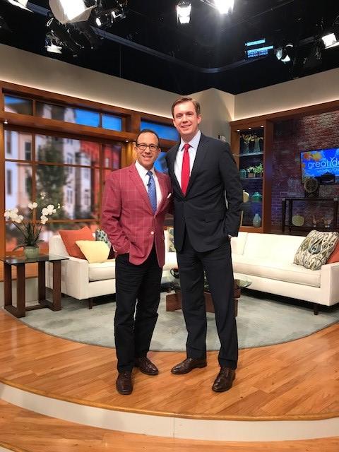 HeartOfGWR's tweet photo. A heartfelt thanks to @wusa9 and @hbwx for having our 2019 Heart Walk Chair Owen Billman from #BlakeRealEstate on @greatdaywash to talk about the #DCHeartWalk!  We can't wait to see you all on the National Mall tomorrow. #DCHeartWalk #WUSA9 #HeartHealth #Mission #GreatDayWash https://t.co/Y67Xc7pQXG