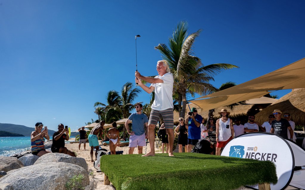 NeckerOpen's tweet photo. The Necker Open isn't just for golfers..... Björn Borg showing the Necker guests how it's done! ⁣
⁣
#neckeropen #neckerpros #manukadr #metalpay #premierlive #beyourpassion #djmehow #legendscamp #legendsmusic #neckerisland https://t.co/UfcL32jVq9
