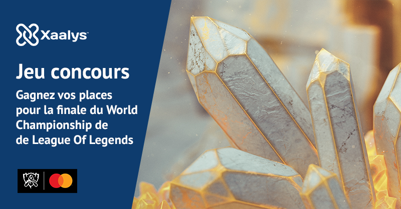 xaalys's tweet photo. 🚨 Jeu concours 🎁
Gagnez 2️⃣ places catégorie GOLD pour la finale de League Of Legends avec Mastercard, partenaire officiel mondial #Worlds2019
Jeu sans obligation d'achat ouvert aux 12-17 ans
Pour participer https://t.co/3hPhWWr9Pn
#LeagueOfLegends #Worlds #gaming #riot https://t.co/g7Ygl1ud6N