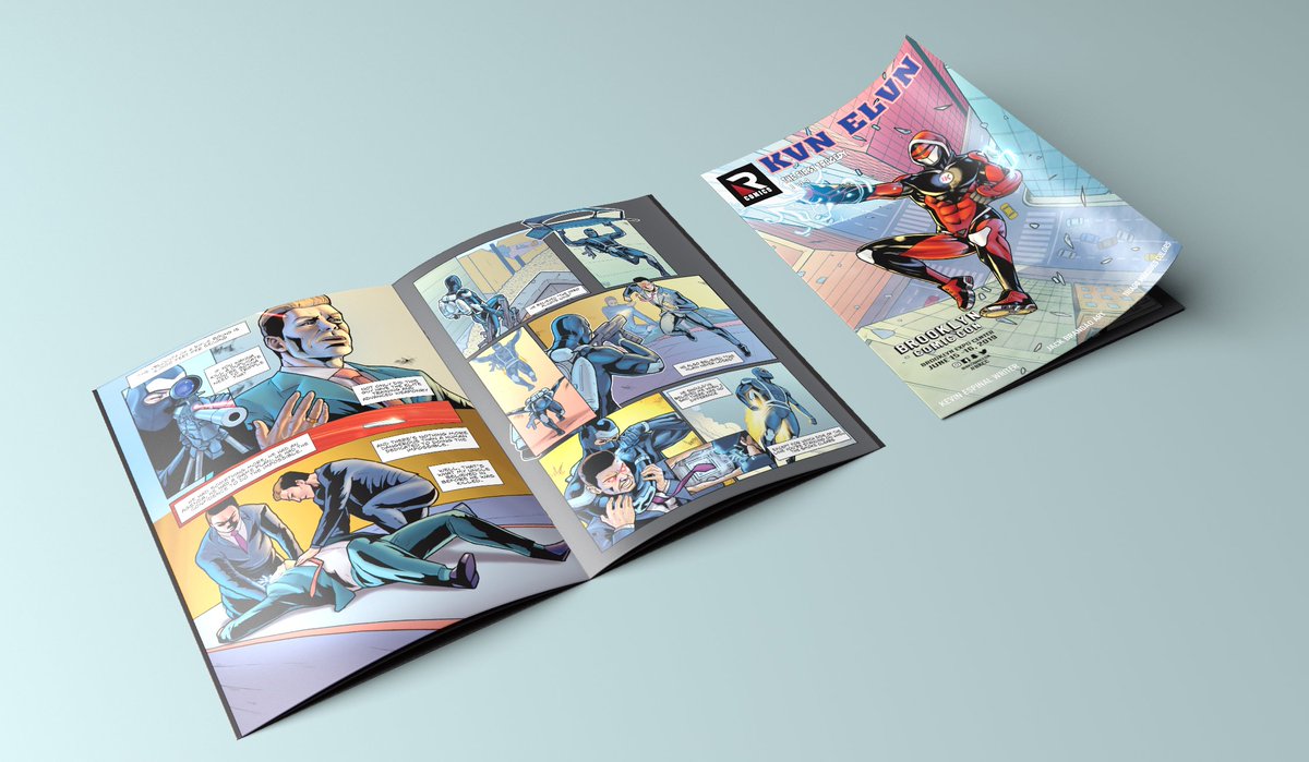 _DigitalCity's tweet image. KA-BAM!! 

This custom printed comic book sure caught our attention. #printnyc #custombookprinting
