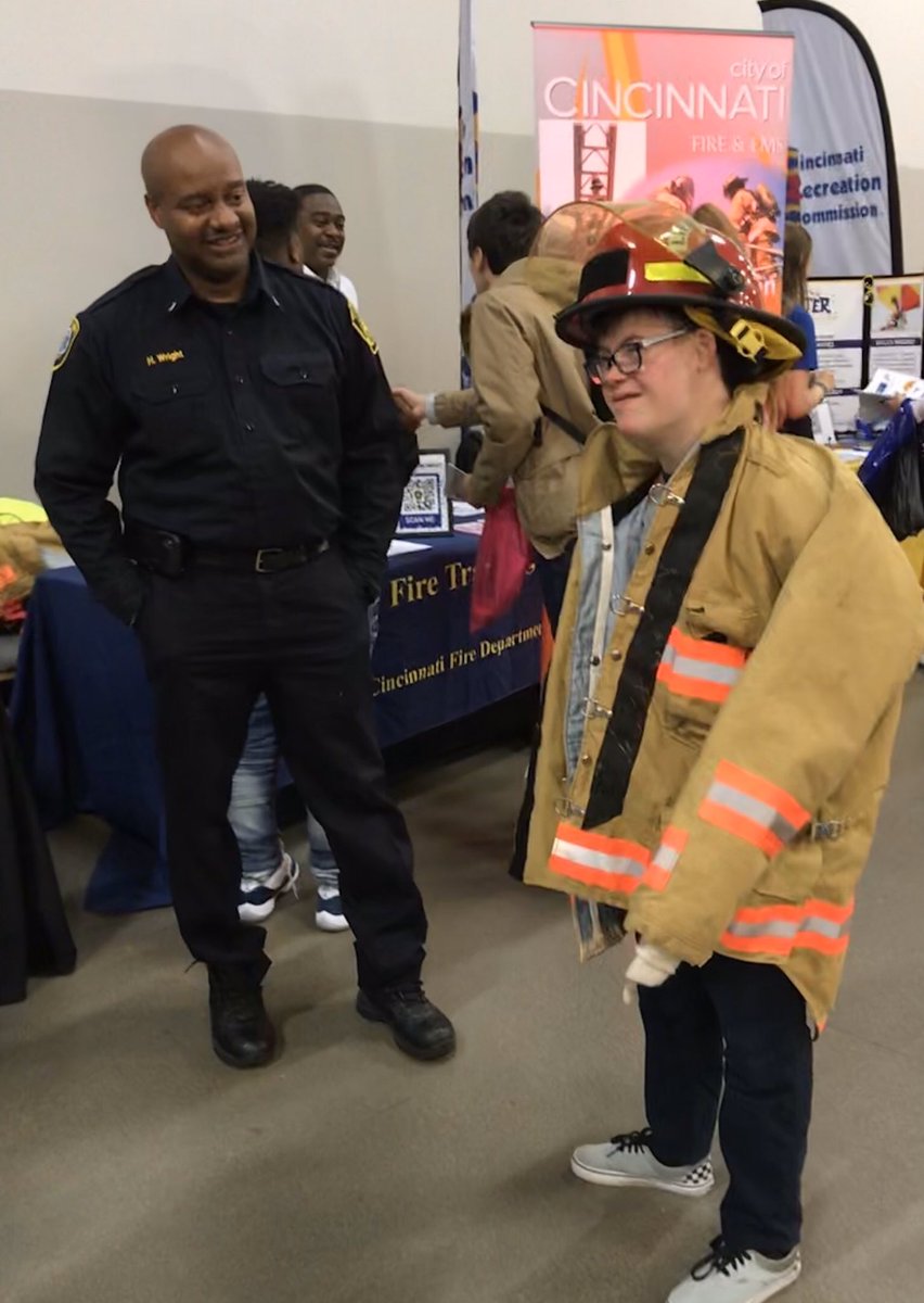 Thank you to Cincinnati Fire &amp; EMS for experiences like this at the 5th Annual CPS Career Expo! #iamcps