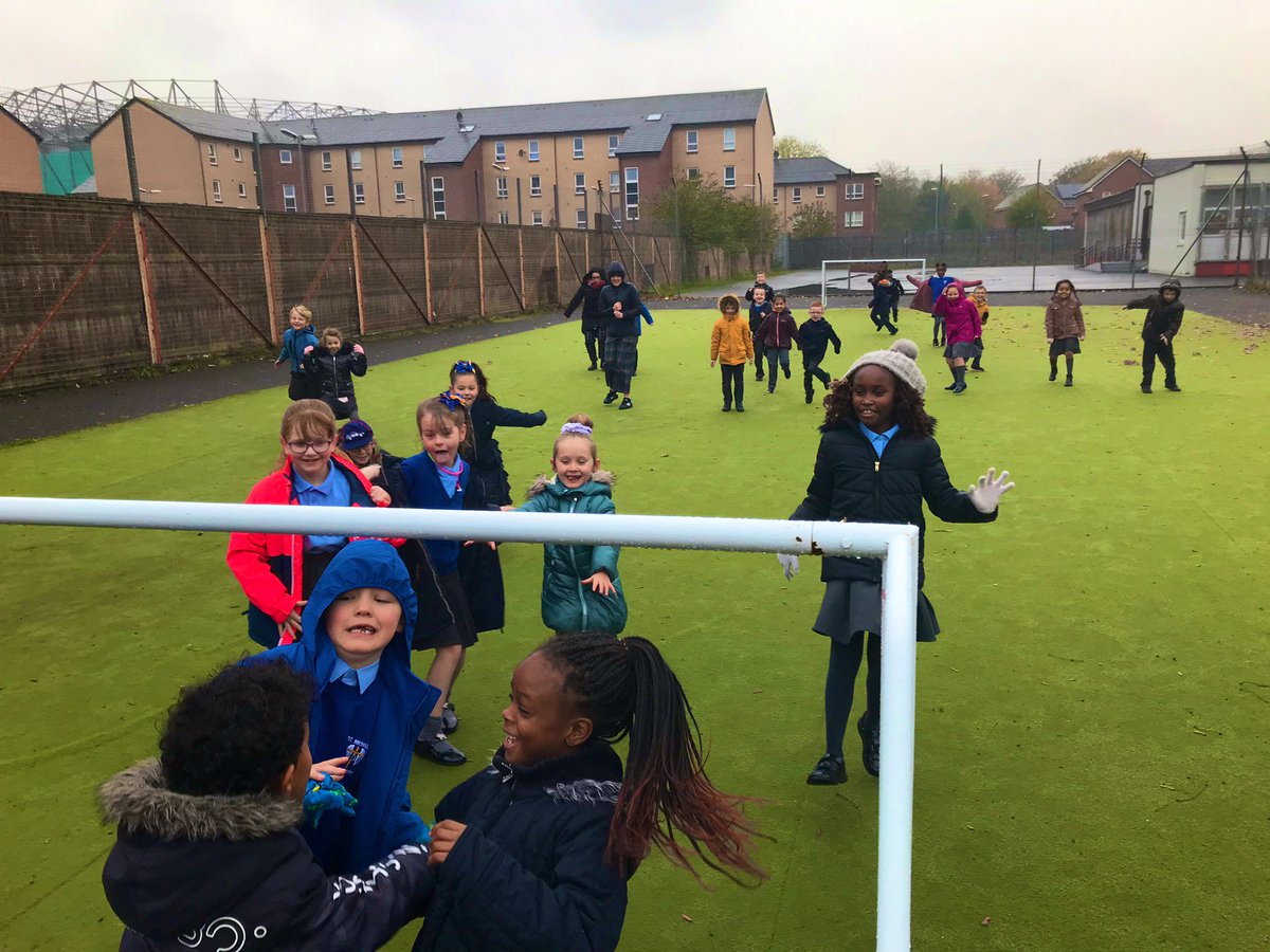 Active Play <a href="/StMichaelsGCC/">St Michael's Primary</a> Even in the rain the children are enjoying being physically active. Playing, sharing and caring 😊 @Jimmy_FARE <a href="/Thrive_Outdoors/">Thrive_Outdoors</a> <a href="/Actify/">Actify</a> <a href="/InspiringSland/">Inspiring Scotland</a> @FARE_Scotland @GCC_4Rs