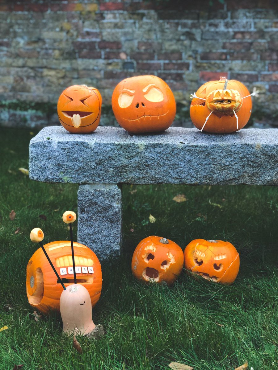 Now that Halloween is over... Take a look behind the scenes at our pumpkin carving contest. As you can see, we took it very seriously! #halloween #pumpkincarving #spooky