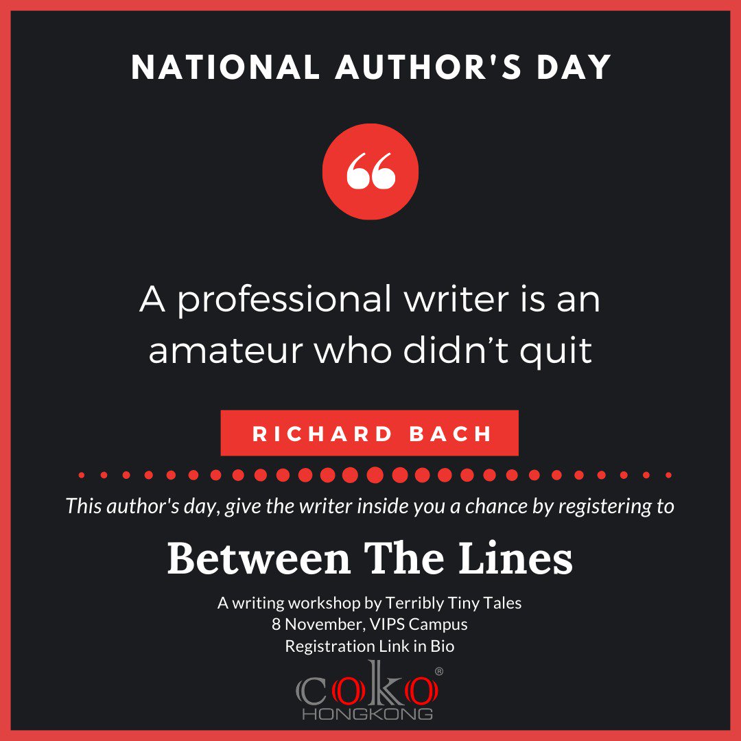 CokoStores's tweet photo. Words of Wisdom
#author #AuthorsDay #NationalAuthorsDay #Writers #writerscommunity #amaturewrites #stories #betweenthelines https://t.co/9L5qDdp2F5