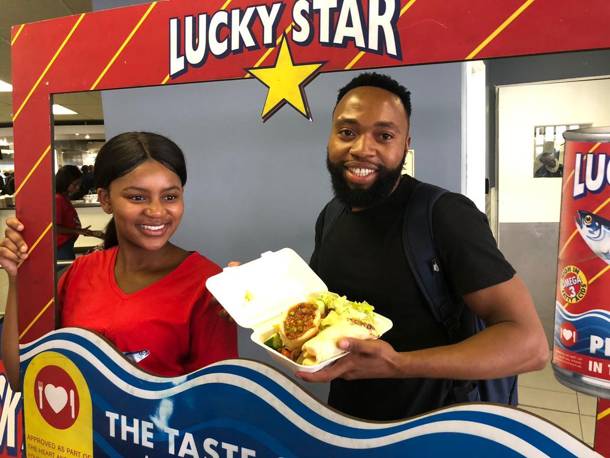 studentvillage's tweet photo. @LuckyStarSA is at the Wits Dining Hall today to ensure that you are fed during the exam season. We are sharing mouthwatering meals and smiles. #MyFirstMoments https://t.co/nUVxfCqfWo