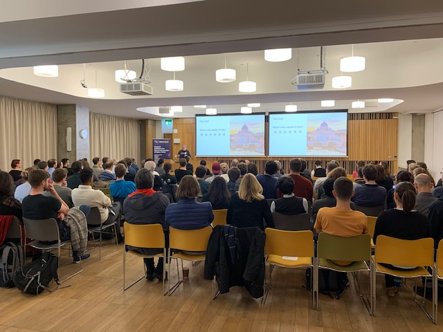 EdiDataScience's tweet photo. Great morning at #DSRD19 featuring a talk from Rob Clark on how we can move towards having syhthesised speech perform like human speech. https://t.co/ezgVsqwWSY