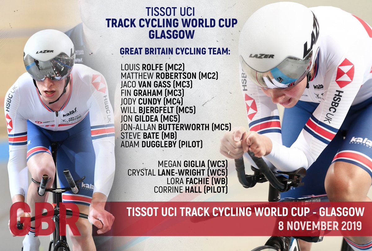 BritishCycling's tweet photo. Para-Cycling returns to our home @TrackWorldCup in Glasgow, 8th November 🙌

Check out the Great Britain Cycling Team that will be in action, featuring 8 @Paralympics Champions 🇬🇧

Read the full story 📰 https://t.co/tcLKa97wm9
Tickets 🎟️ https://t.co/WnaY4AxPx7 https://t.co/c9Ew8f6Q8R