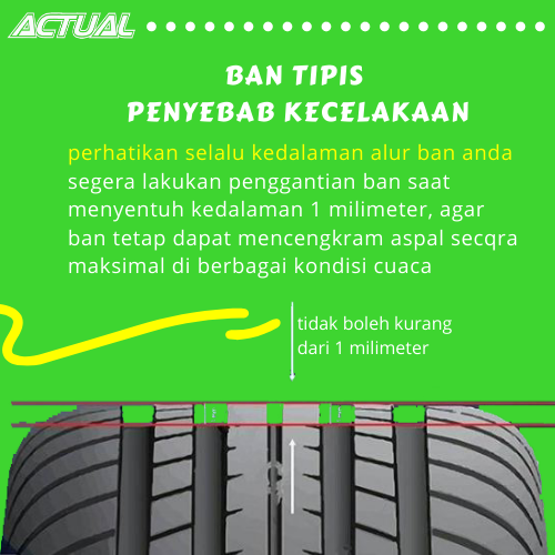 lkpactual's tweet photo. Sebagai satu-satunya komponen pada kendaraan bermotor yang bersentuhan langsung dengan permukaan jalan, kondisi ban harus dipastikan dalam kondisi baik. 

#kursusmengemudi #kursusmengemudimagelang  #exploremagelang #magelanghits #eventmagelang  #lkpactual #safetydrivingti https://t.co/cyHGw8Y2aO