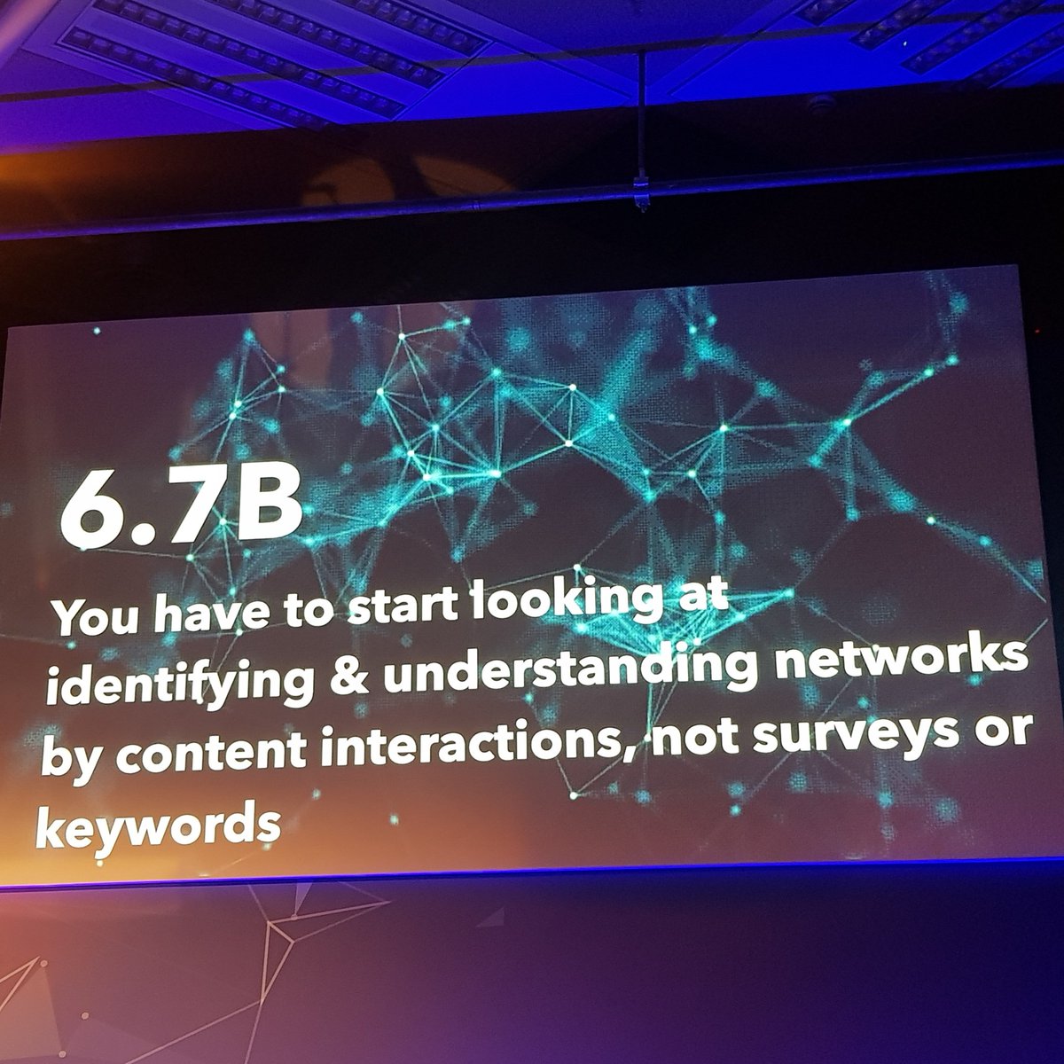 galiakc's tweet photo. A great presentation by @Martin_D_Adams talking about audience, content and fragmentation.  Getting strategy right! @socialmediaweek #SMWLDN https://t.co/uS68DzSAUs