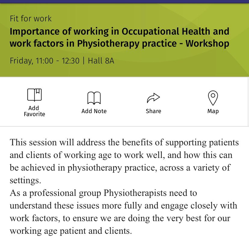ACPOHE's tweet image. #FitForWork session 1 is GO in Hall 8a!! Don’t miss out we’ve just started!!  @ACPOHE @thecsp #Physio19 @natbeswetherick